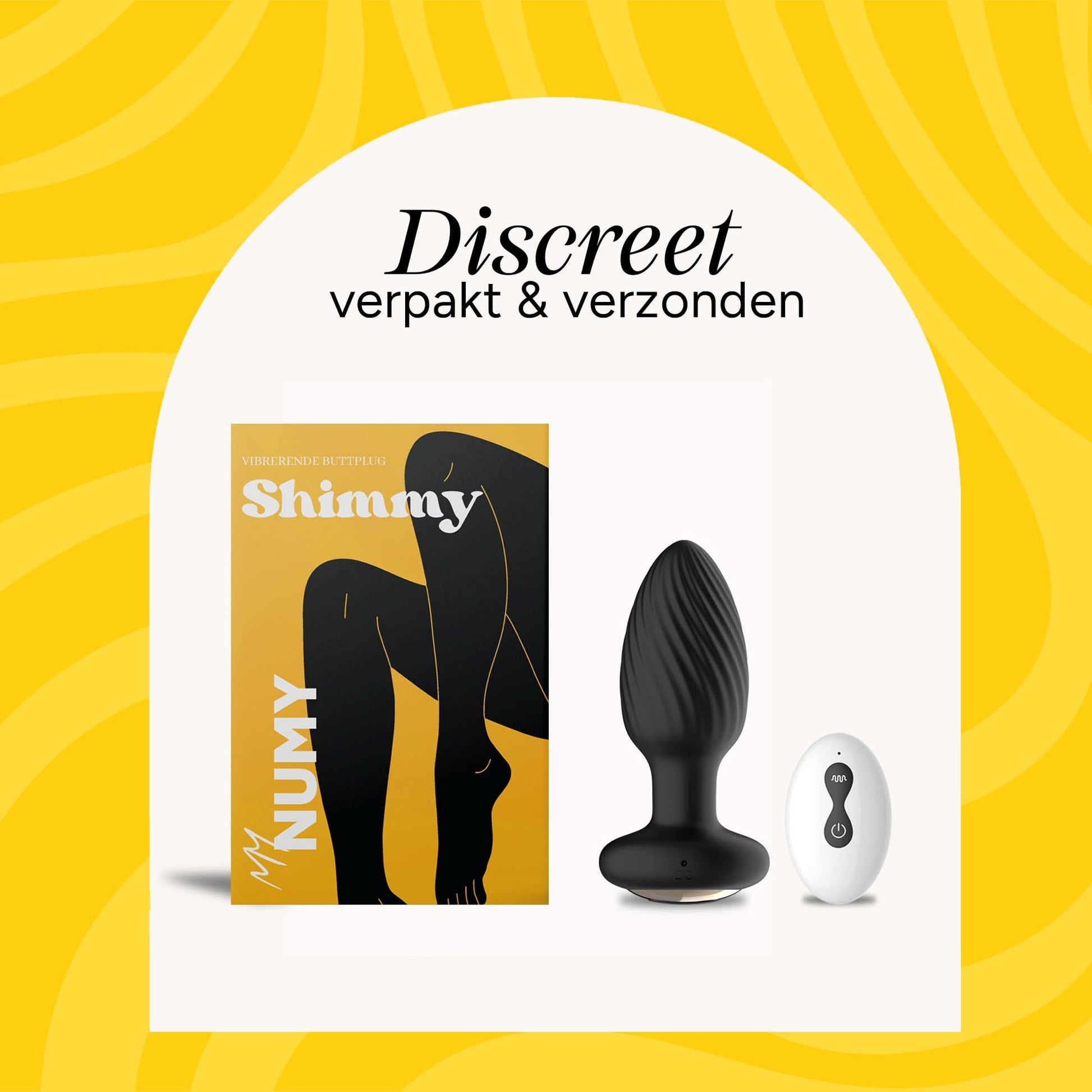 Speelse Vibrerende Plug – Shimmy - NUMY
