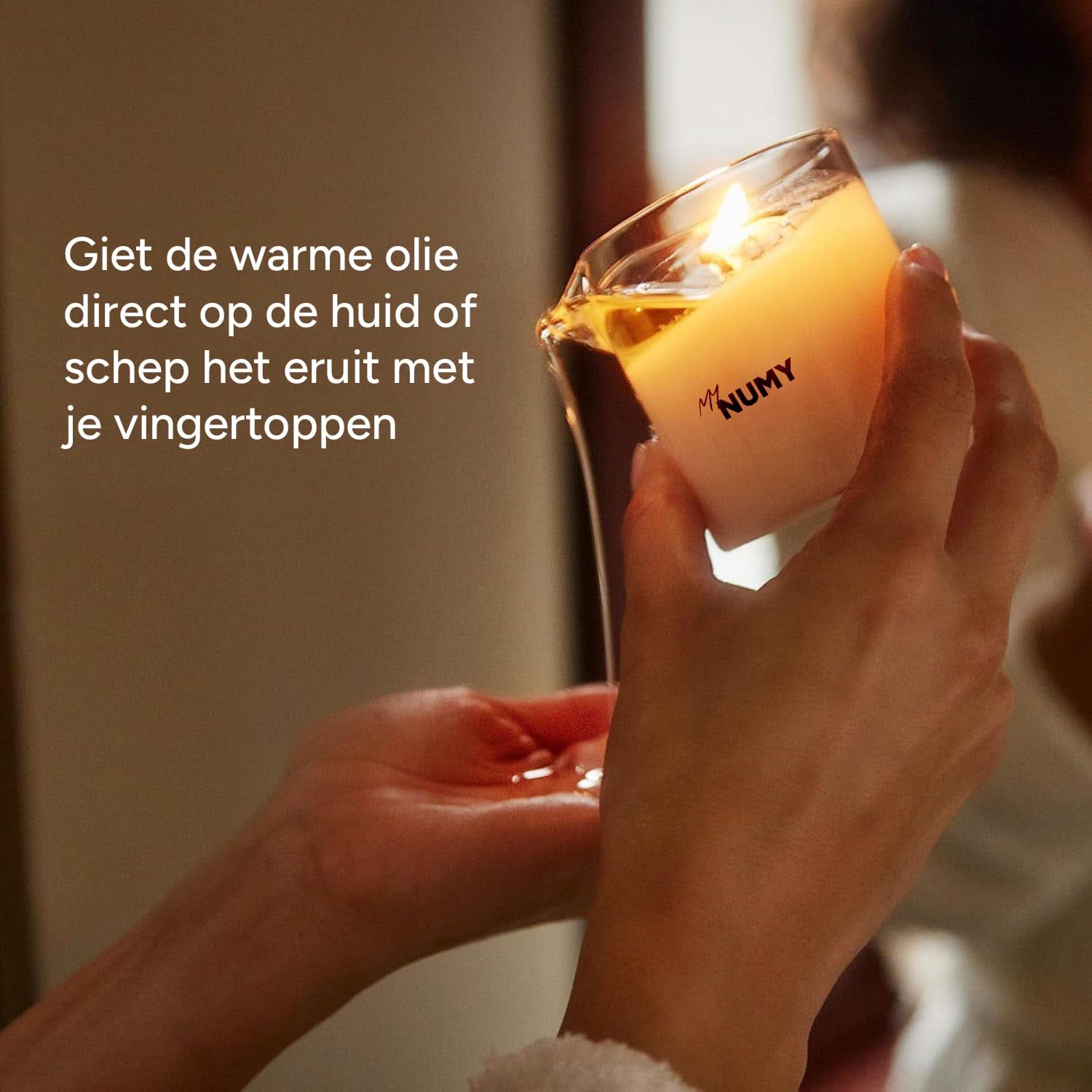 Massage Kaars – Flame - NUMY