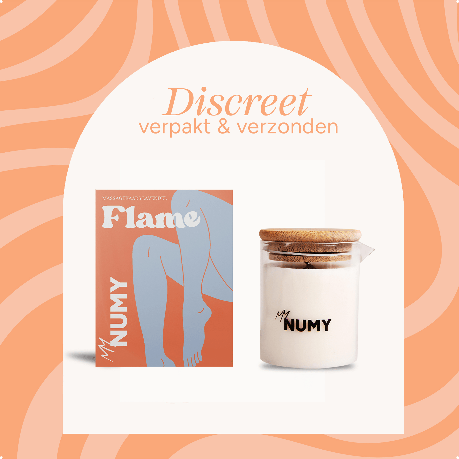 Massage Kaars – Flame - NUMY