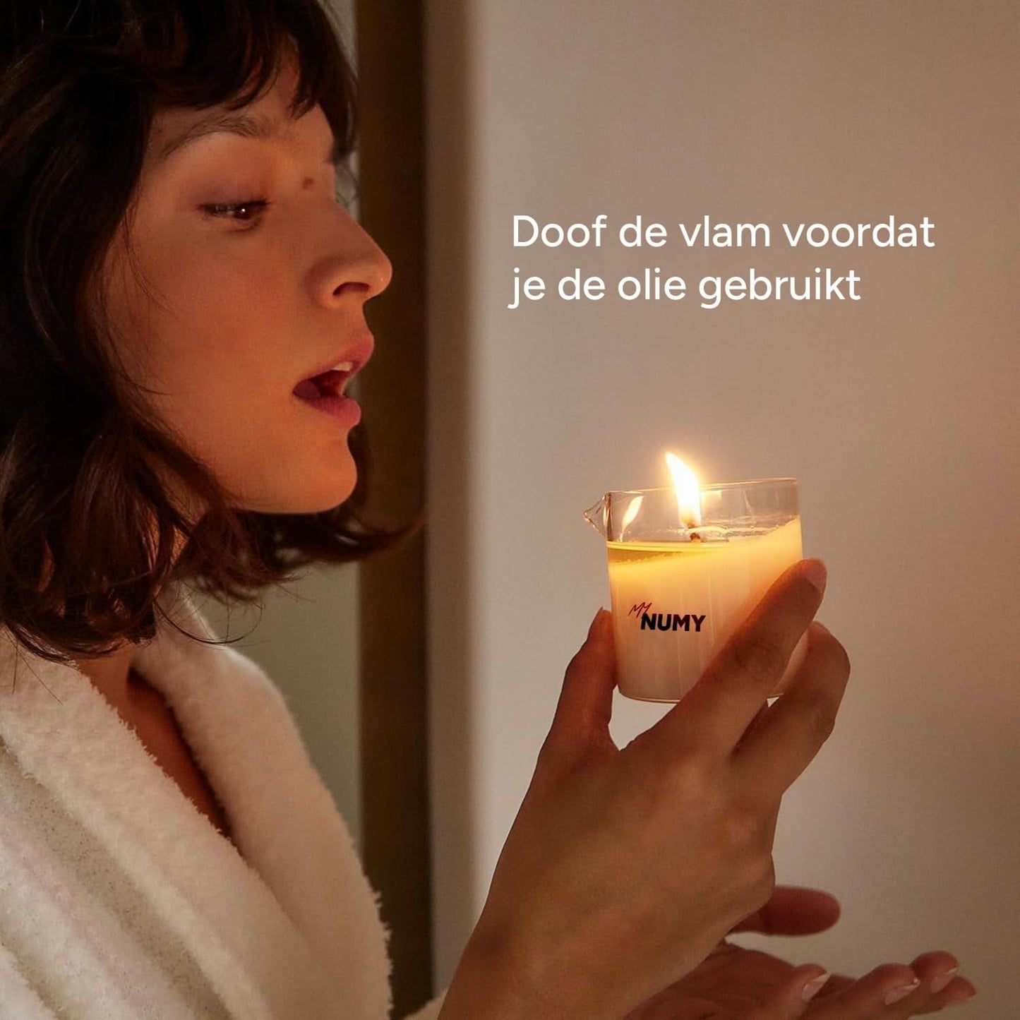 Massage Kaars – Flame - NUMY