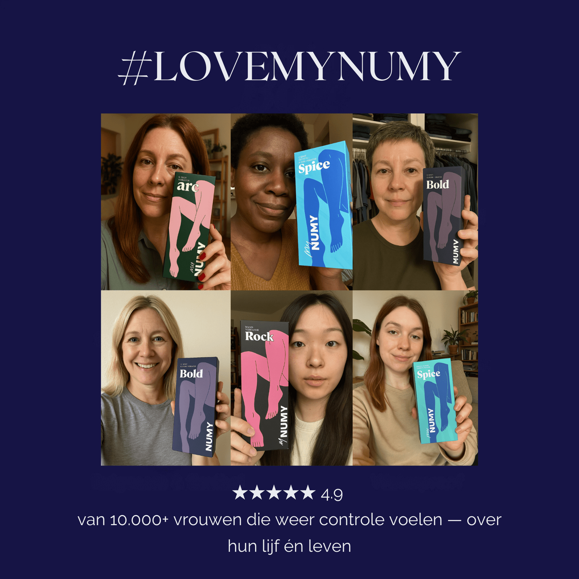 Somatische Reset Vibrator - Bold - NUMY