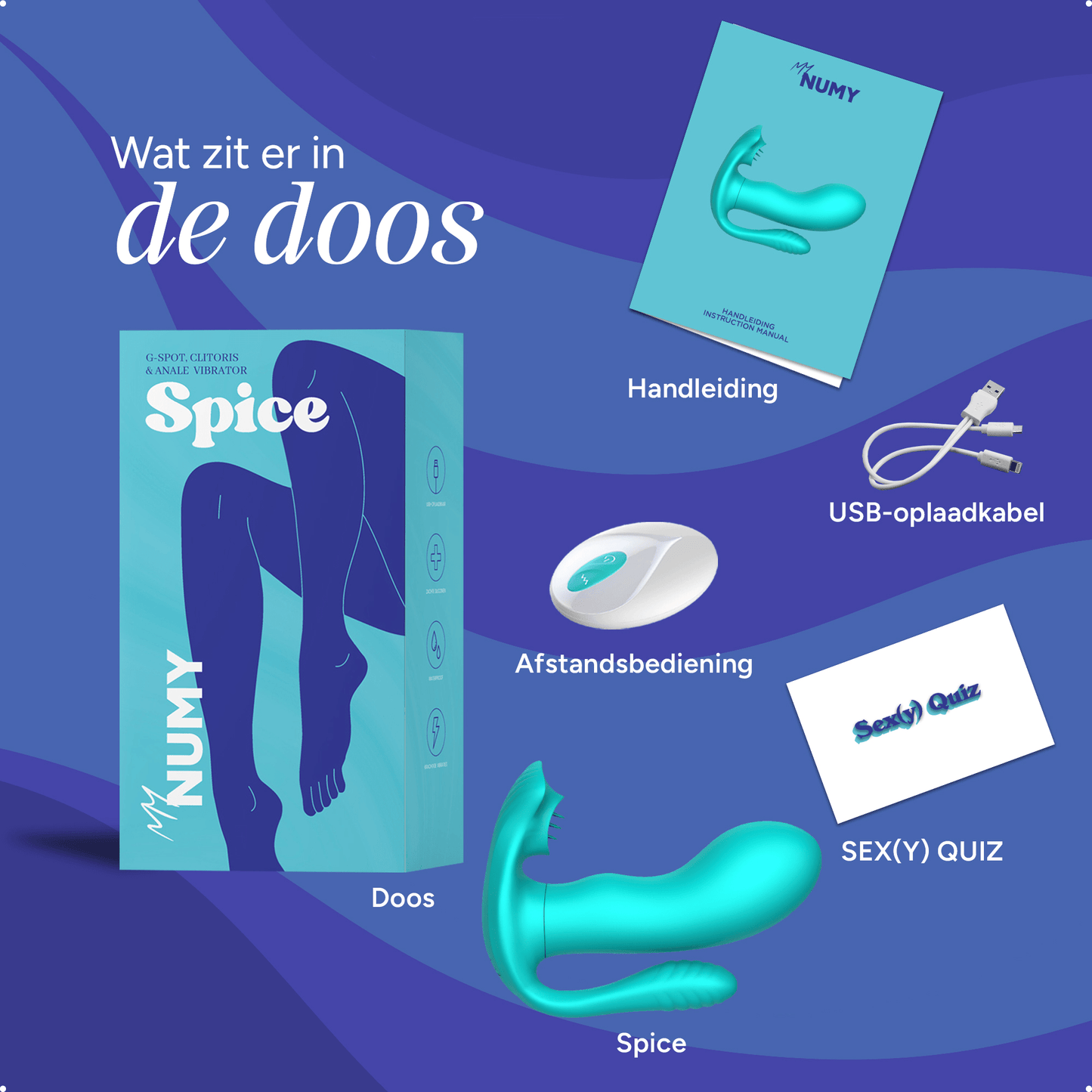 Super Climax Vibrator - Spice - NUMY